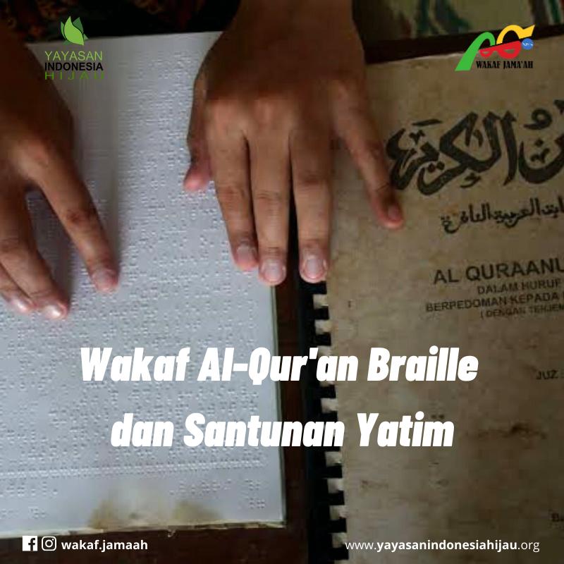 Ayo Bantu Wakaf Al Quran Braille untuk Tuna Netra