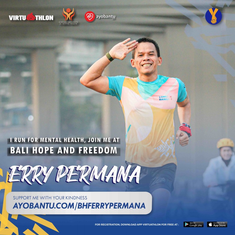 Bali Hope & Freedom "We Run For Mental Health" - Erry Permana