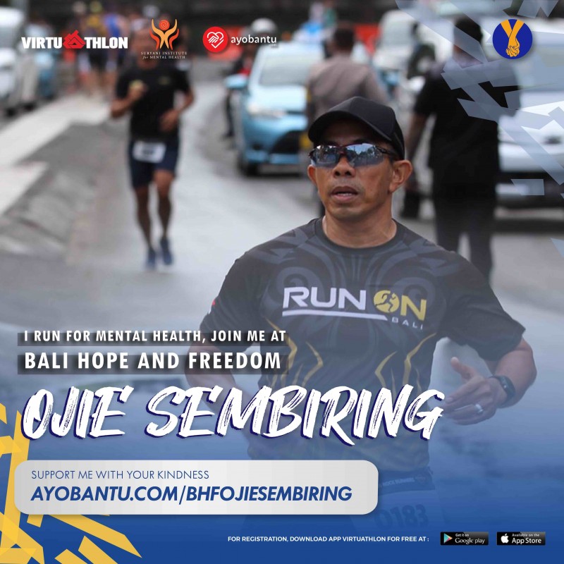 Bali Hope & Freedom "We Run For Mental Health" - Ojie Sembiring