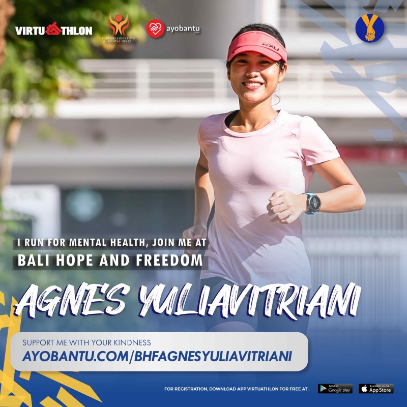 Bali Hope & Freedom "We Run For Mental Health" - Agnes Yuliavitriani