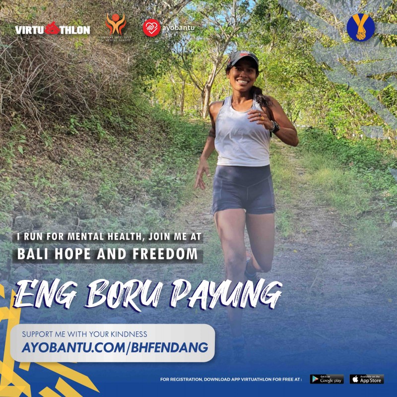 Bali Hope & Freedom "We Run For Mental Health" - Eng Boru Payung