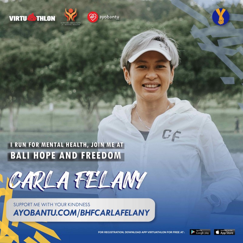 Bali Hope & Freedom "We Run For Mental Health" - Carla Felany