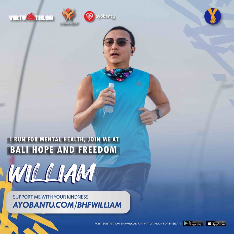 Bali Hope & Freedom "We Run For Mental Health" - William Sutanto
