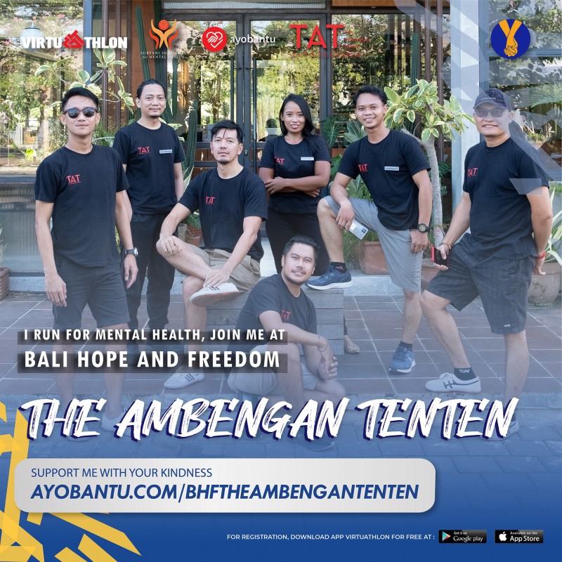 Bali Hope & Freedom "We Run For Mental Health" - The Ambengan Tenten BALI