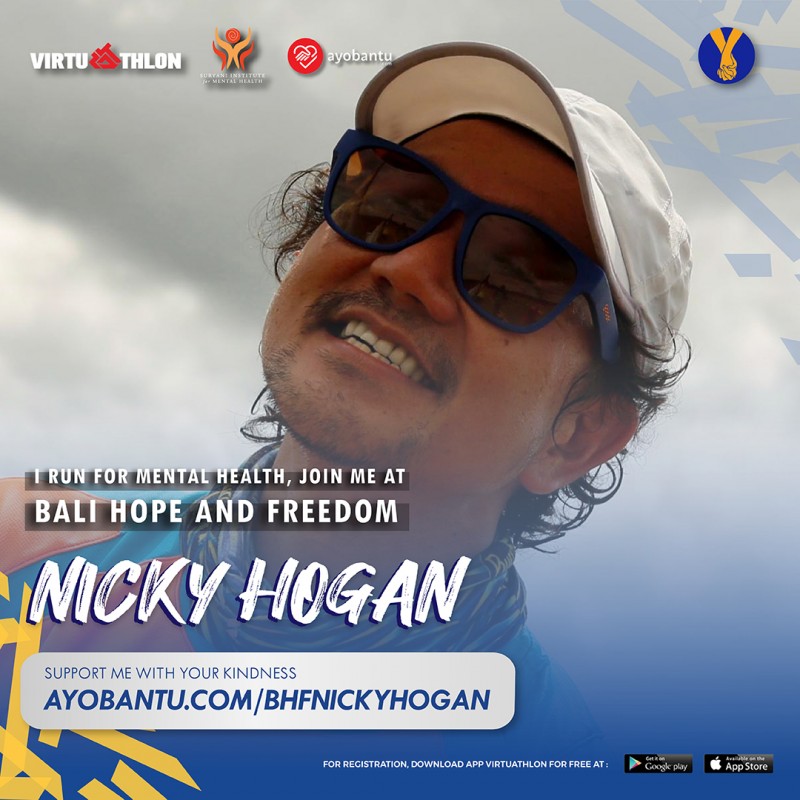 Bali Hope & Freedom "We Run For Mental Health" - Nicky Hogan