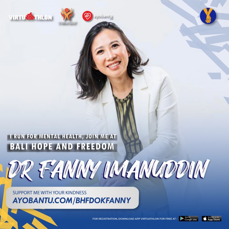 Bali Hope & Freedom "We Run For Mental Health" - dr Fanny Imannuddin