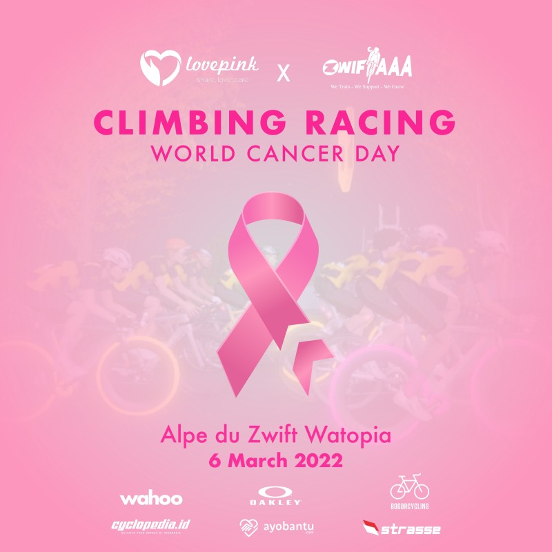 CLIMBING RACING (For Charity) World Cancer Day