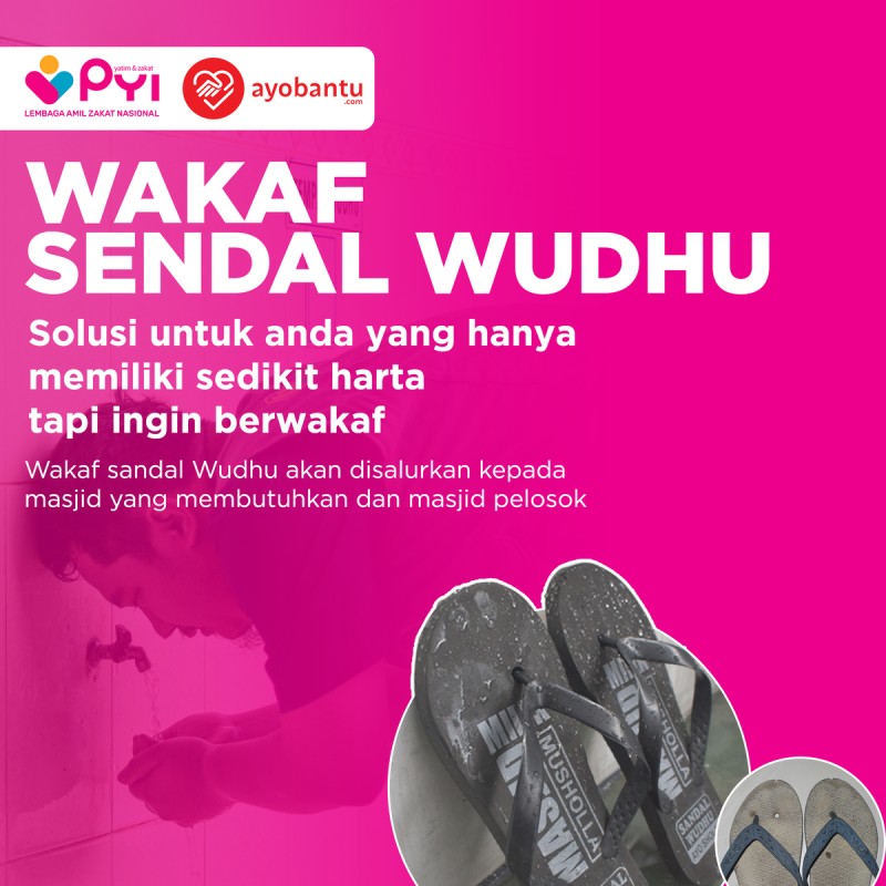 Wakaf Sandal Wudhu