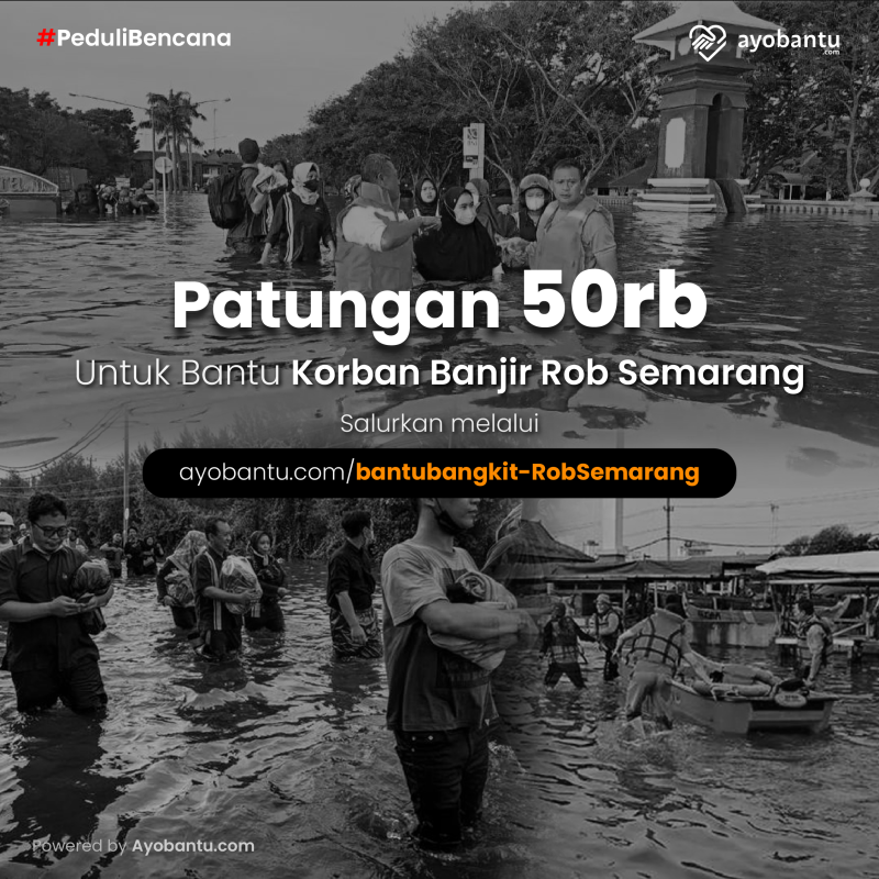 #BantuBangkit! Banjir ROB Semarang