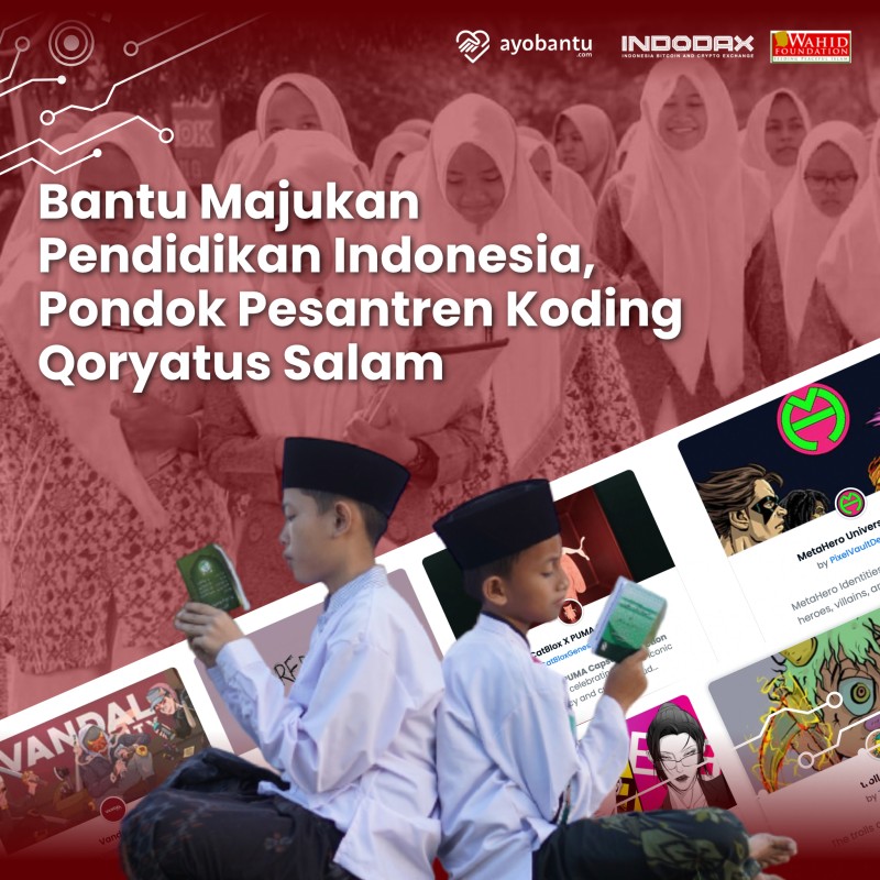 Indodax Peduli, "Bantu Bangkit Pendidikan Indonesia"