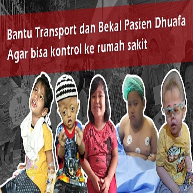 Bantu Transport dan Bekal Pasien Anak Dhuafa