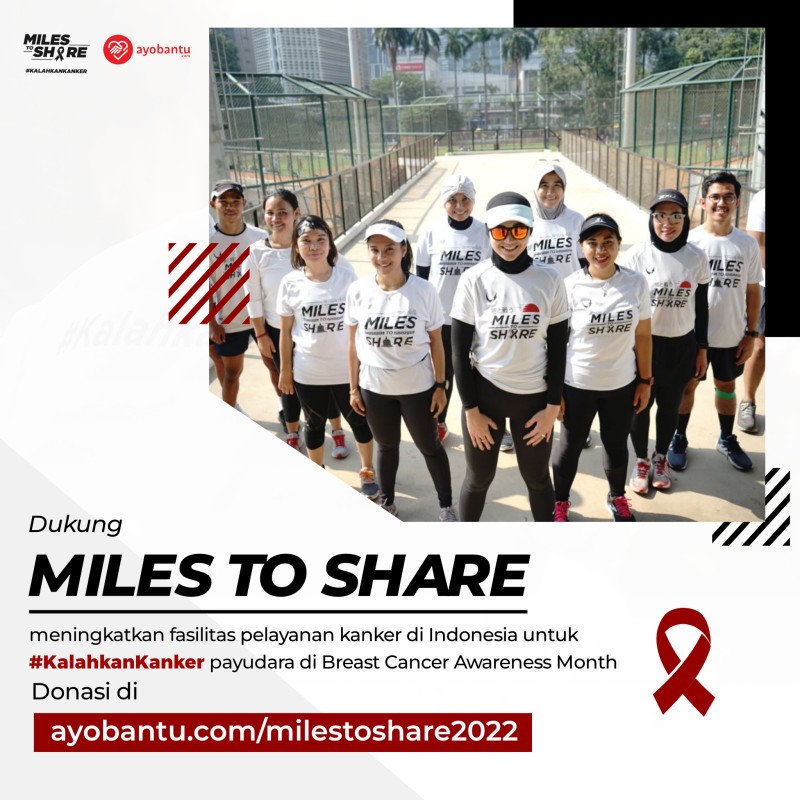 Miles to Share untuk Pejuang Kanker 2022
